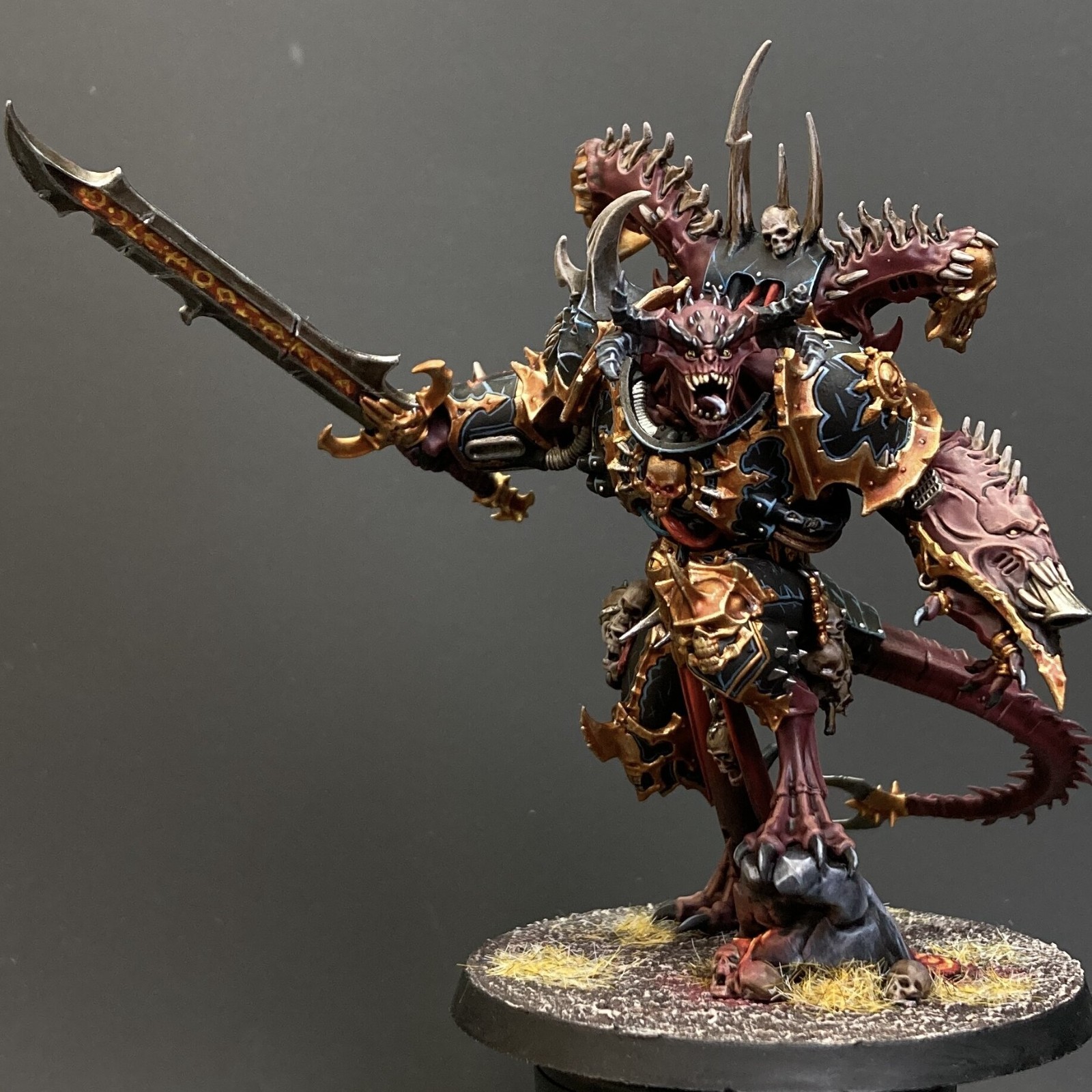 ProPainted Slaves to Darkness Daemon Prince Warhammer AOS Miniature Commission