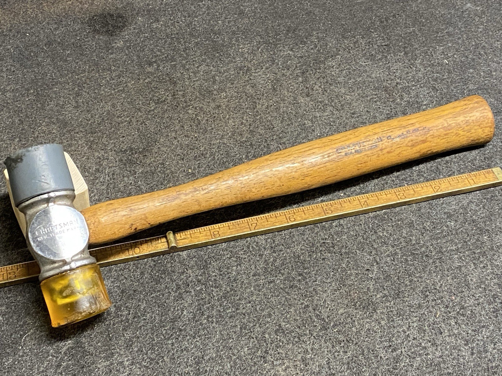Vintage Craftsman 16 Oz Soft Face Hammer USA