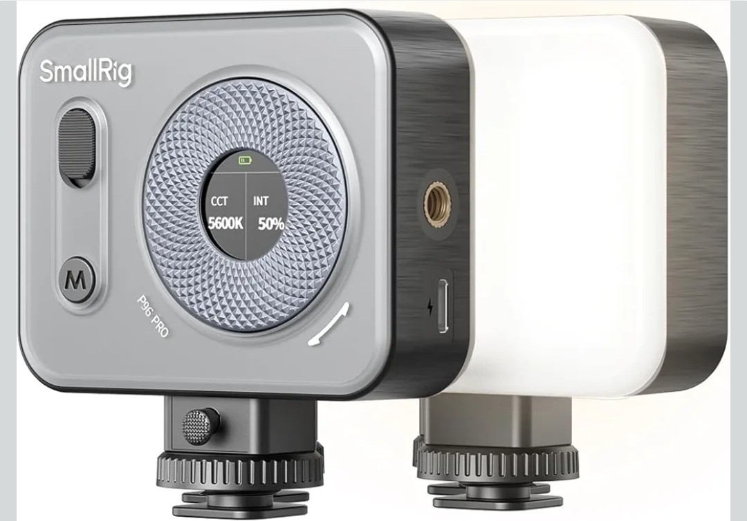 SMALLRIG Vibe P96 Pro Led Video Light, Portable Camera Light for Photography