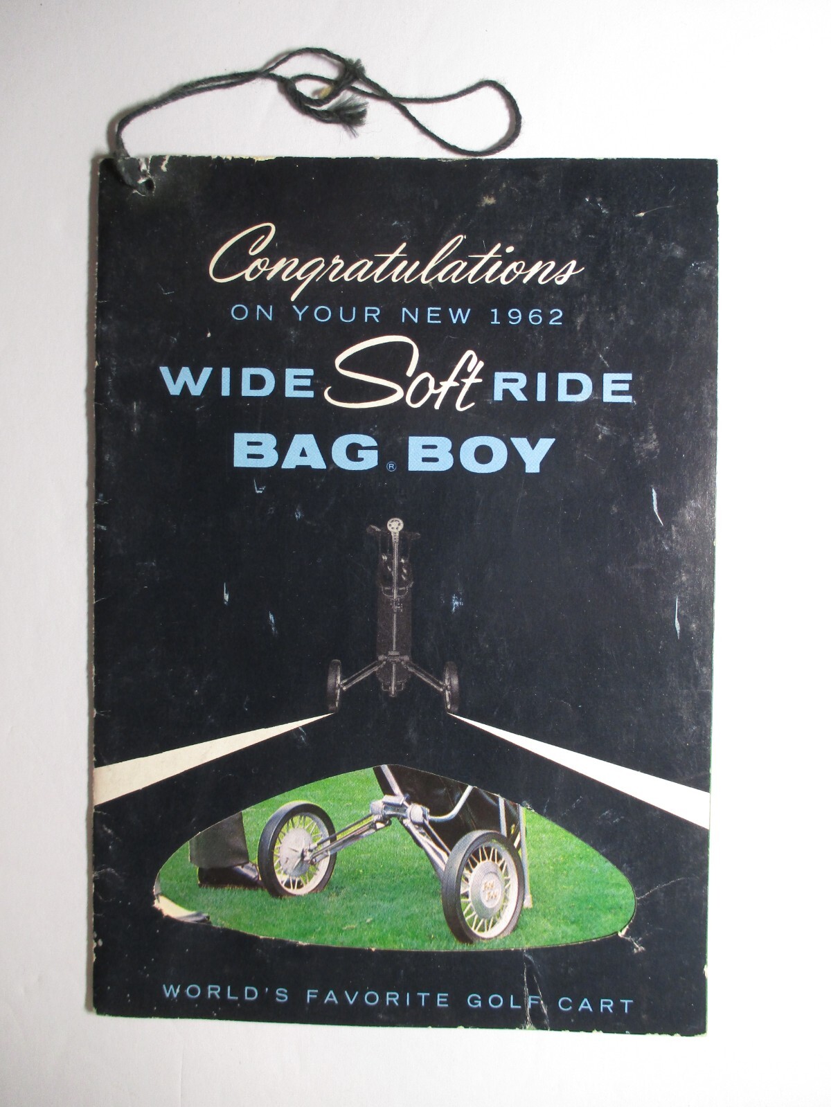 1962 BAG BOY Golf Cart BOOKLET BROCHURE 8 Pages JARMAN-WILLIAMSON Portland OR