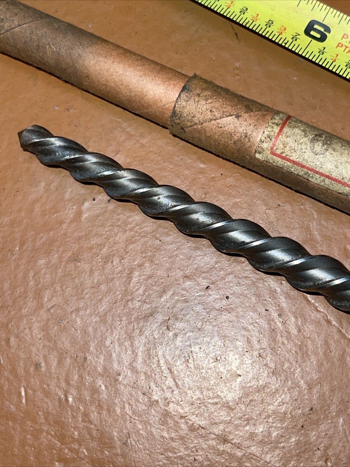 UNION USA No 6 helical taper pin reamer 957 HSW RH cut helical UTD