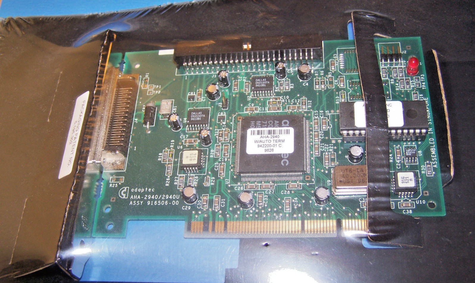ADAPTEC AHA-2940 DISK CONTROLLER SCSI INTERFACE CARD - NEW IN SHRINK WRAP!!