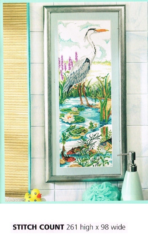 HERON     CROSS STITCH  PATTERN ONLY    ALS- Q