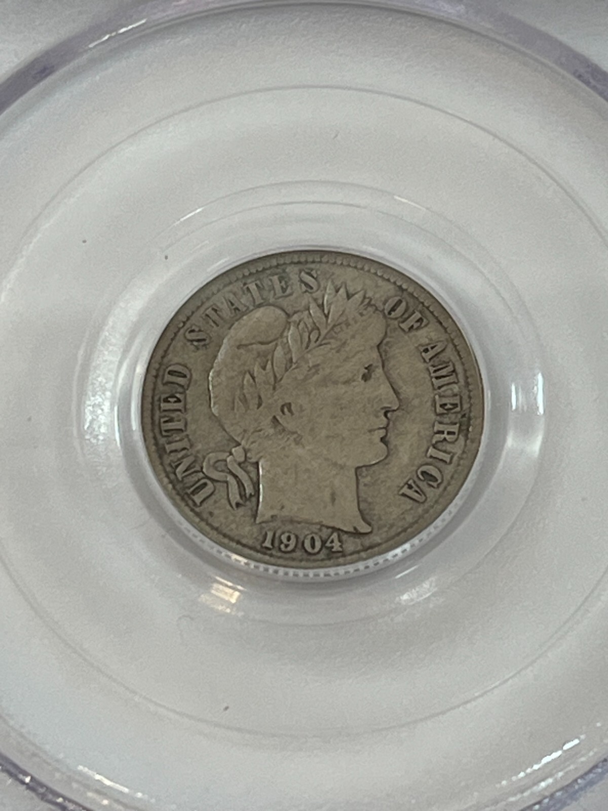 1904-S Barber Dime PCGS VF30 Cert# 60175156