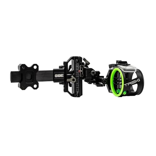 CBE TREK PRO 3-Pin Bow Sight .010" Fiber LH Aluminum (CBE-TKP-3-LH-10)