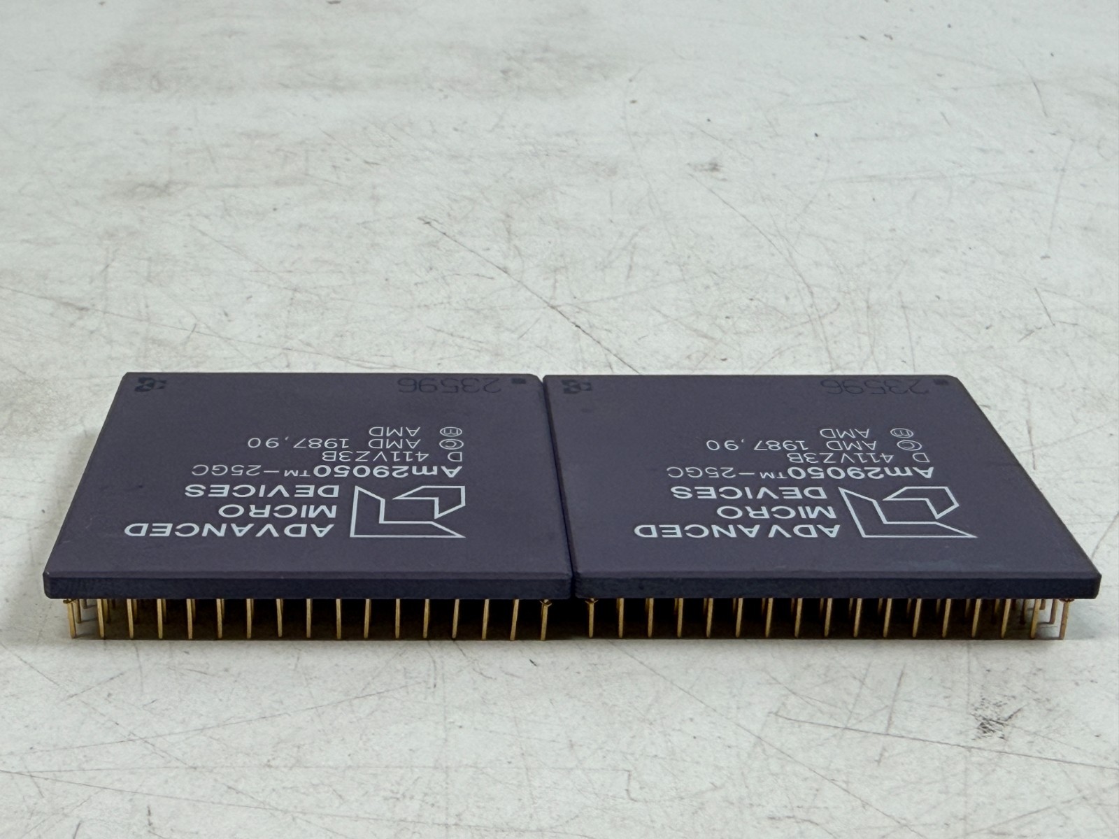 Ceramic AMD Am29050-25GC RISC microprocessor