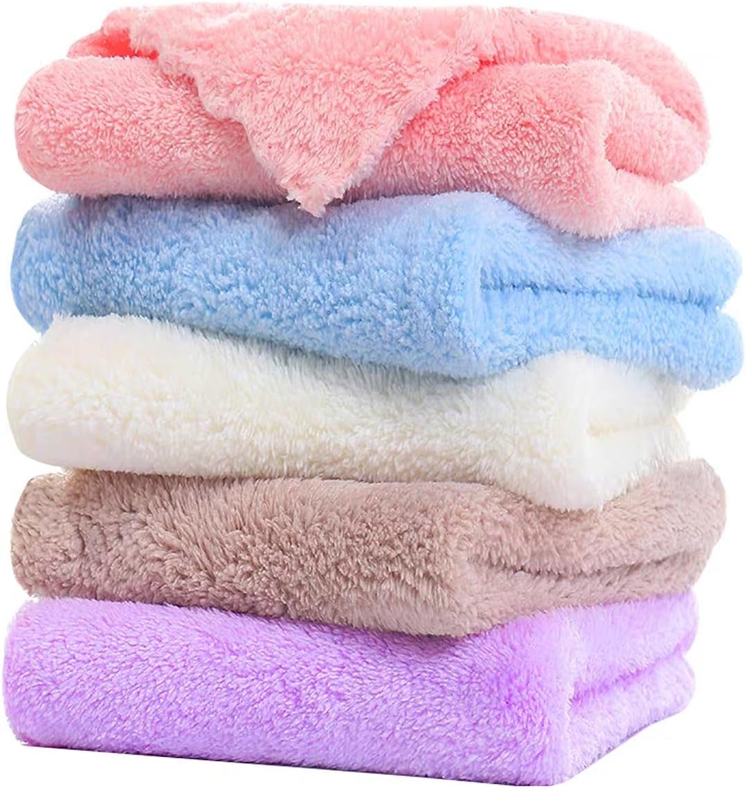 Microfiber Washcloths 5 Pa 29.5" x 13.8" Soft Feel Finrtip Towels