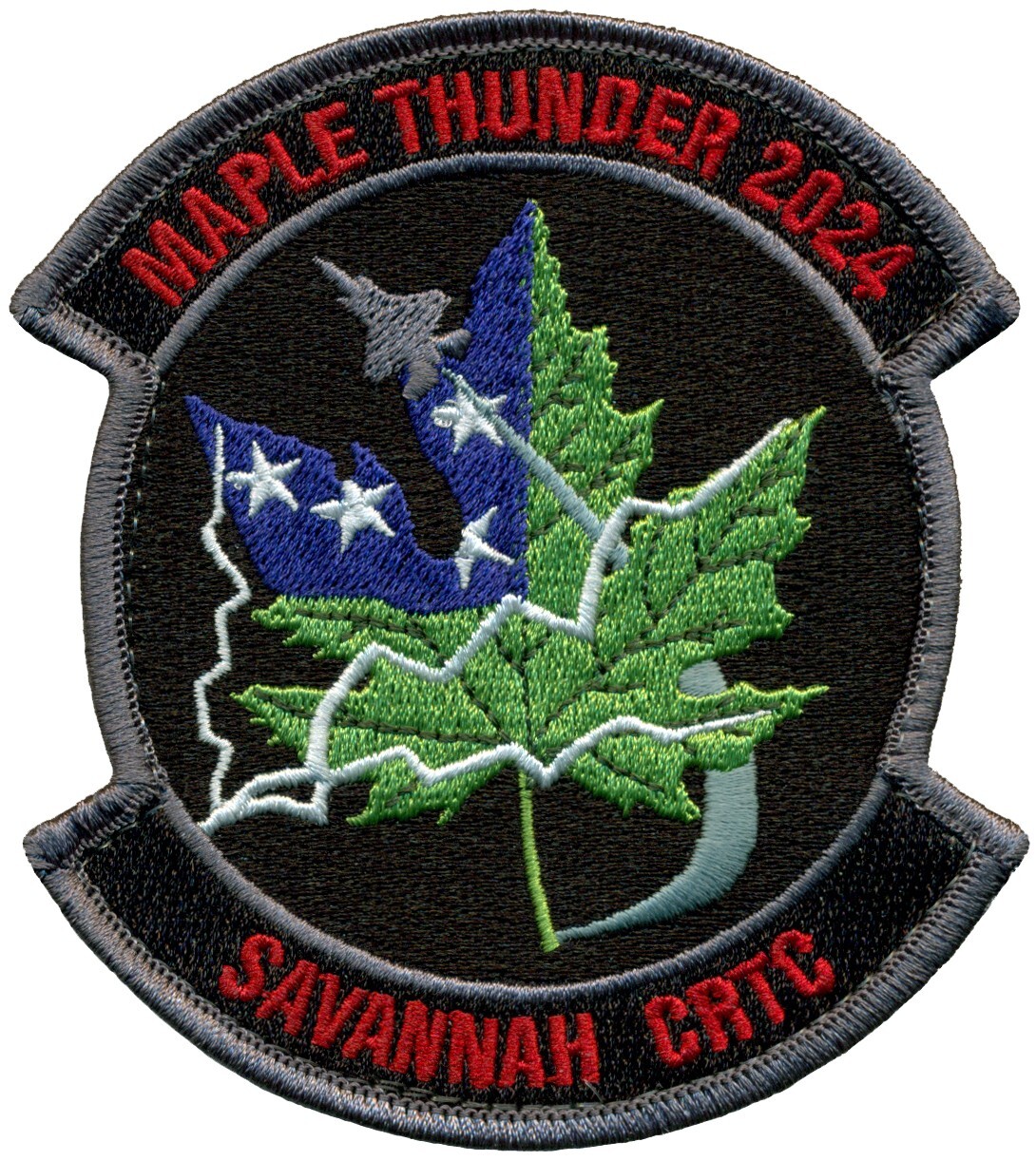 USAF  158th FIGHTER WING – MAPLE THUNDER 2024 - VTANG - PATCH