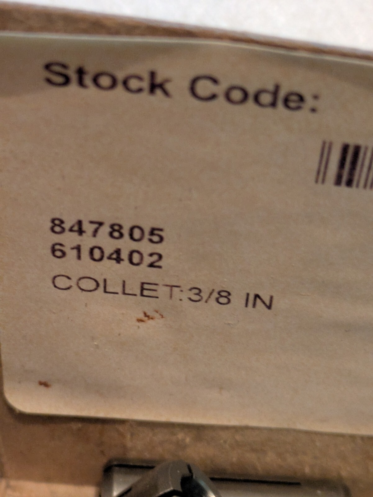 DOTCO CLECO 847805 Collet 3/8”