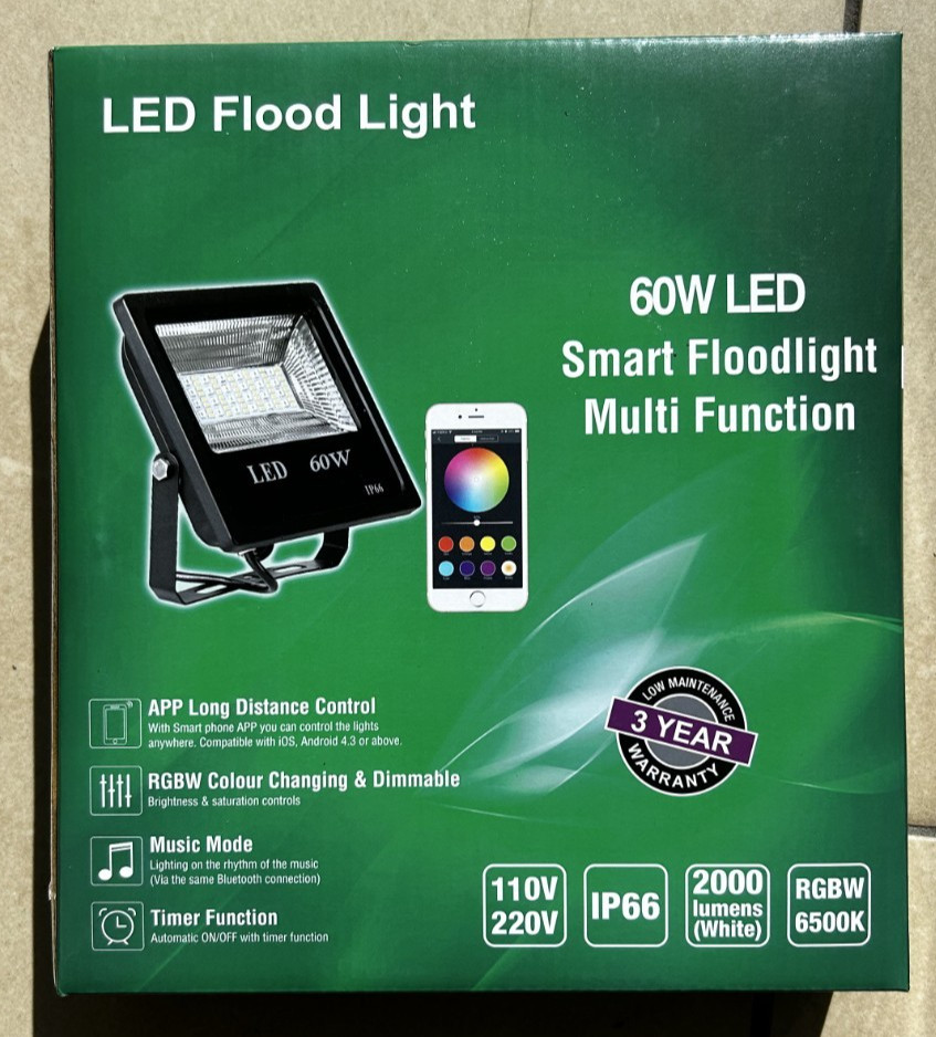 Hypergiant RGBW LED 60W Dimmable Lighting