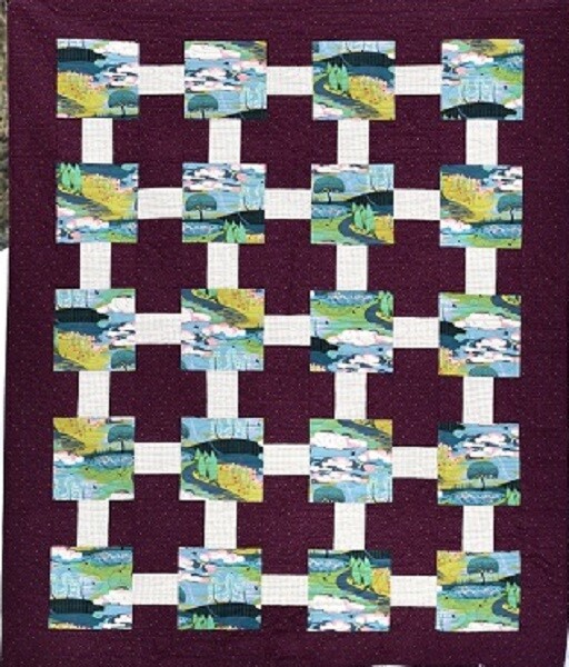 Gridwork Quilt Pattern