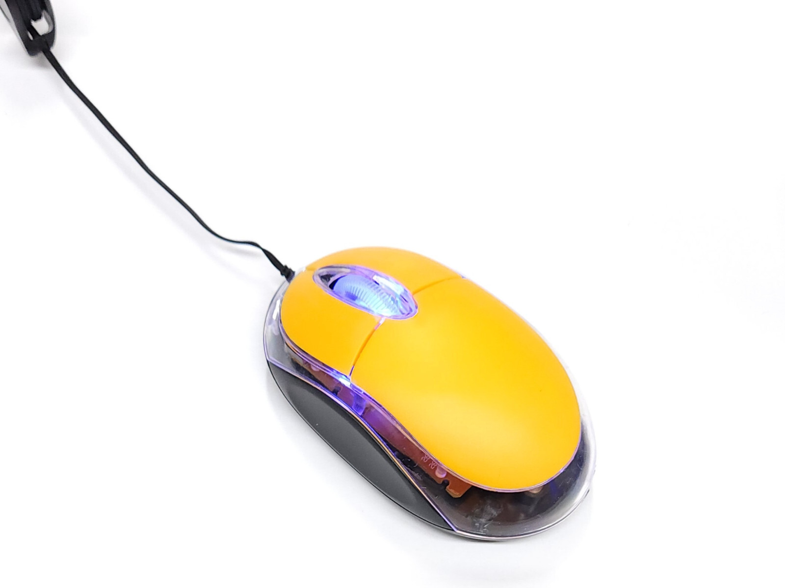 New Ultra Compact Retractable Cable USB Optical Mouse with Blue Led For CCTV DVR