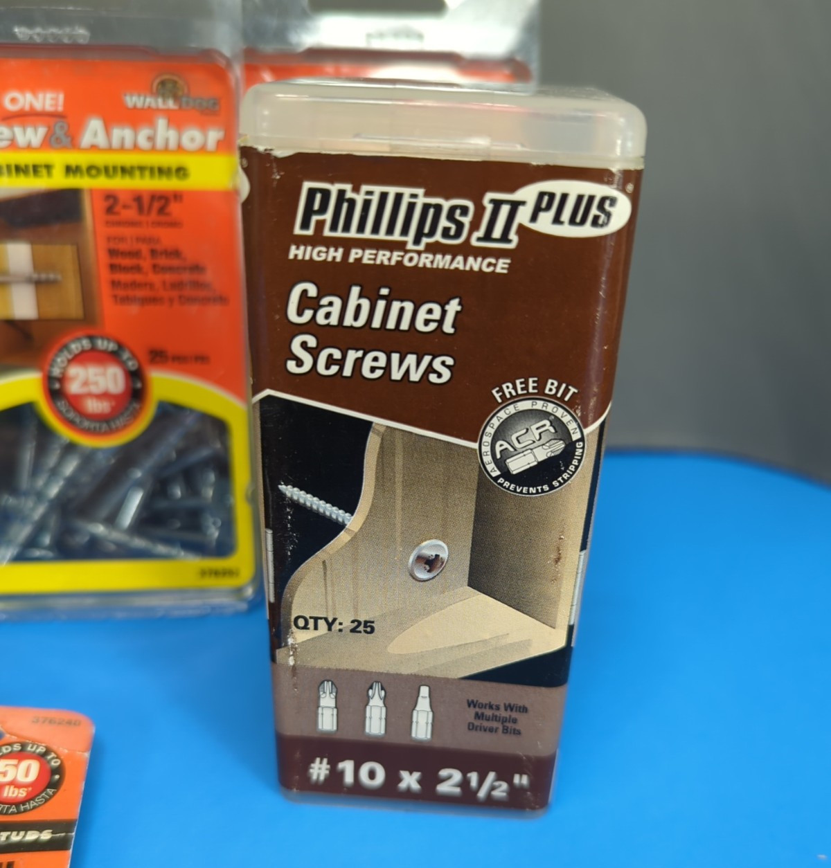 LOT of Cabinet Mounting Screw & Anchor Sets by Hillman Stanley Bullet Catches