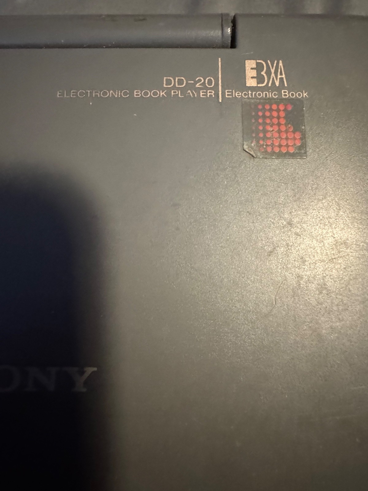 Vintage Sony DD-20 Electronic Book Player EBXA Data Discman - Does Not Work