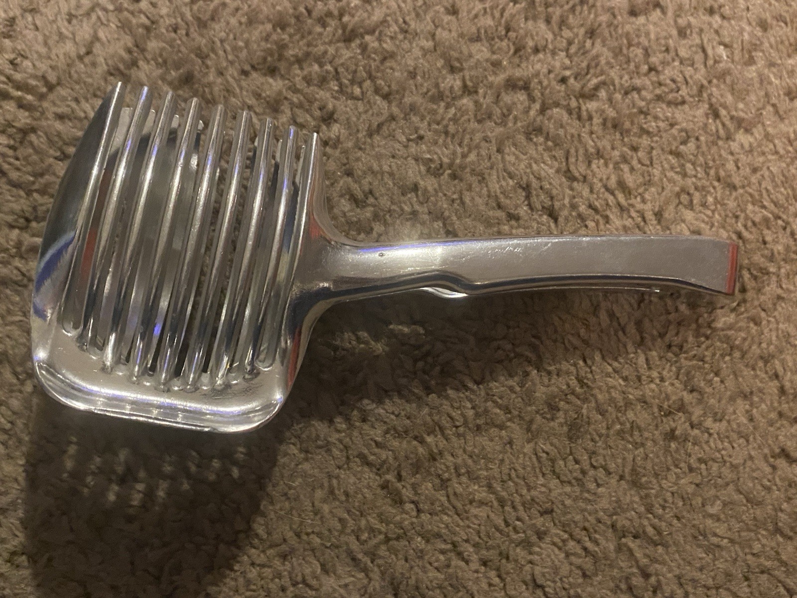 Vintage Taiwan Carol Wright Gifts Metal Aluminum Tomato Egg Slicer