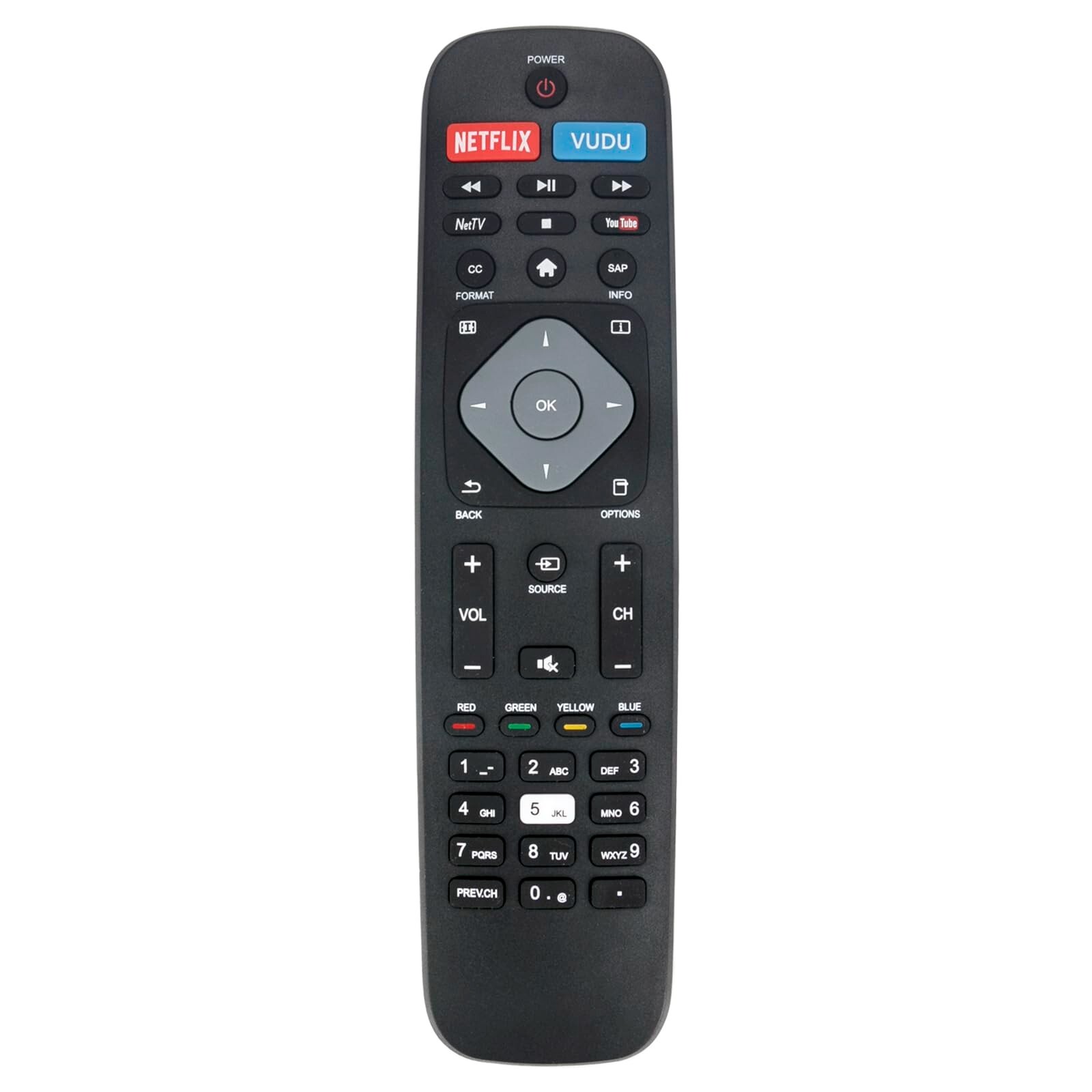 NH503UP Replaced Remote for Philips 4K Smart TV 50PFL5703/F7 55PFL5903/F7