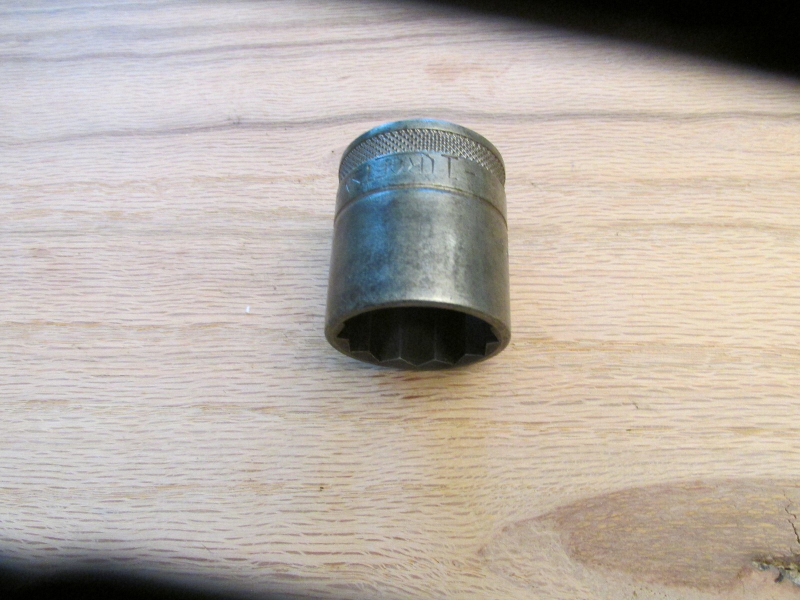 Vintage Craftsman BE 1" Knurled Socket 1/2" Drive 12 Point