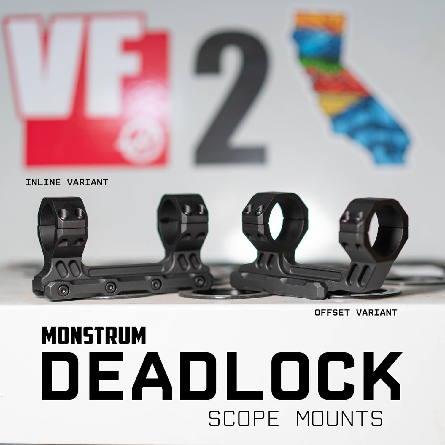 Deadlock Series Dual Ring Scope Mount