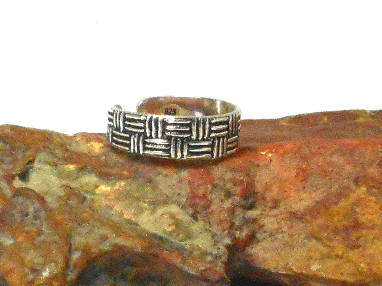 Adjustable TOE RING Sterling Silver 925 - Gift Boxed