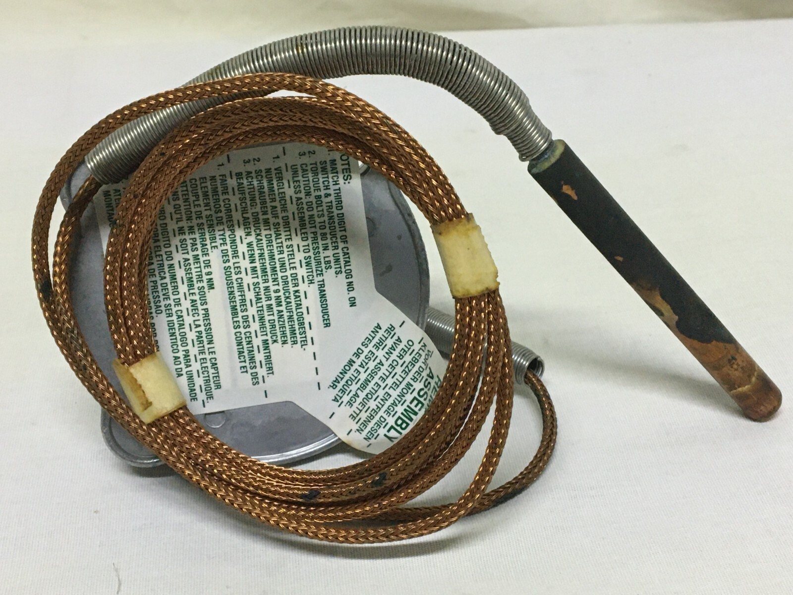 New! Asco A0722W Temperature Transducer (#20120)