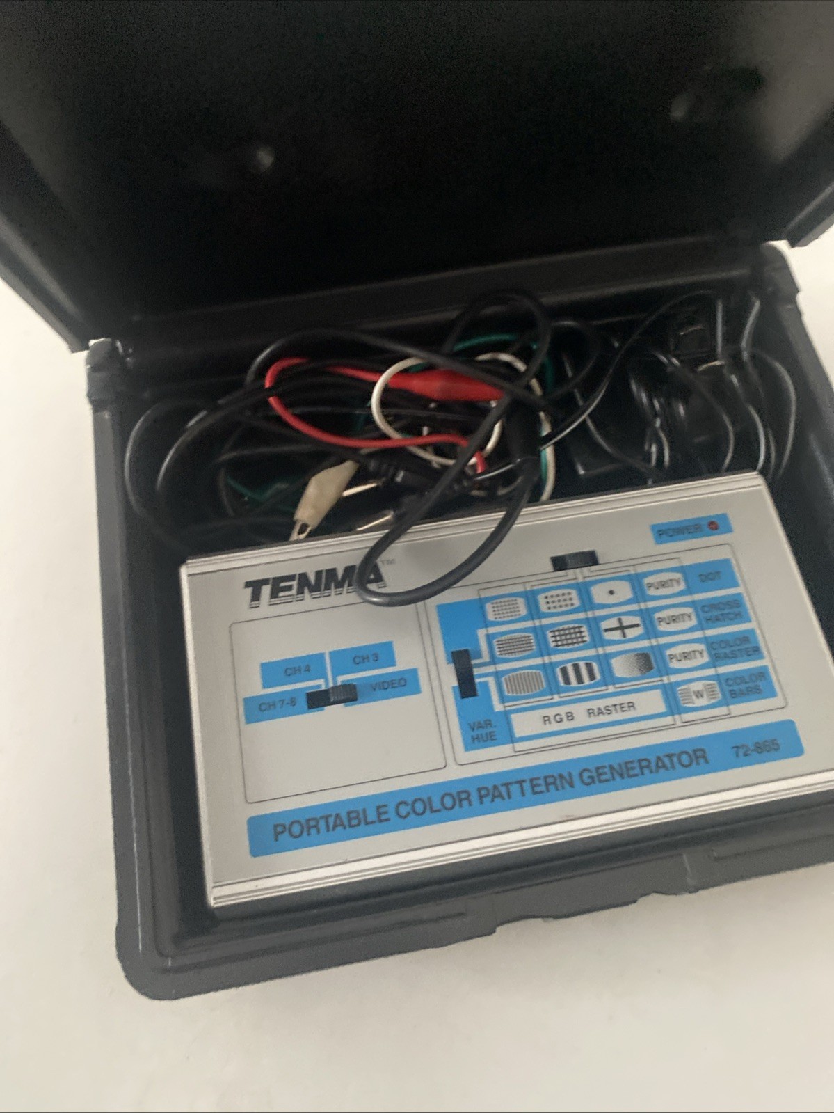TENMA 72-865 Black Handheld Portable Color Pattern Generator -