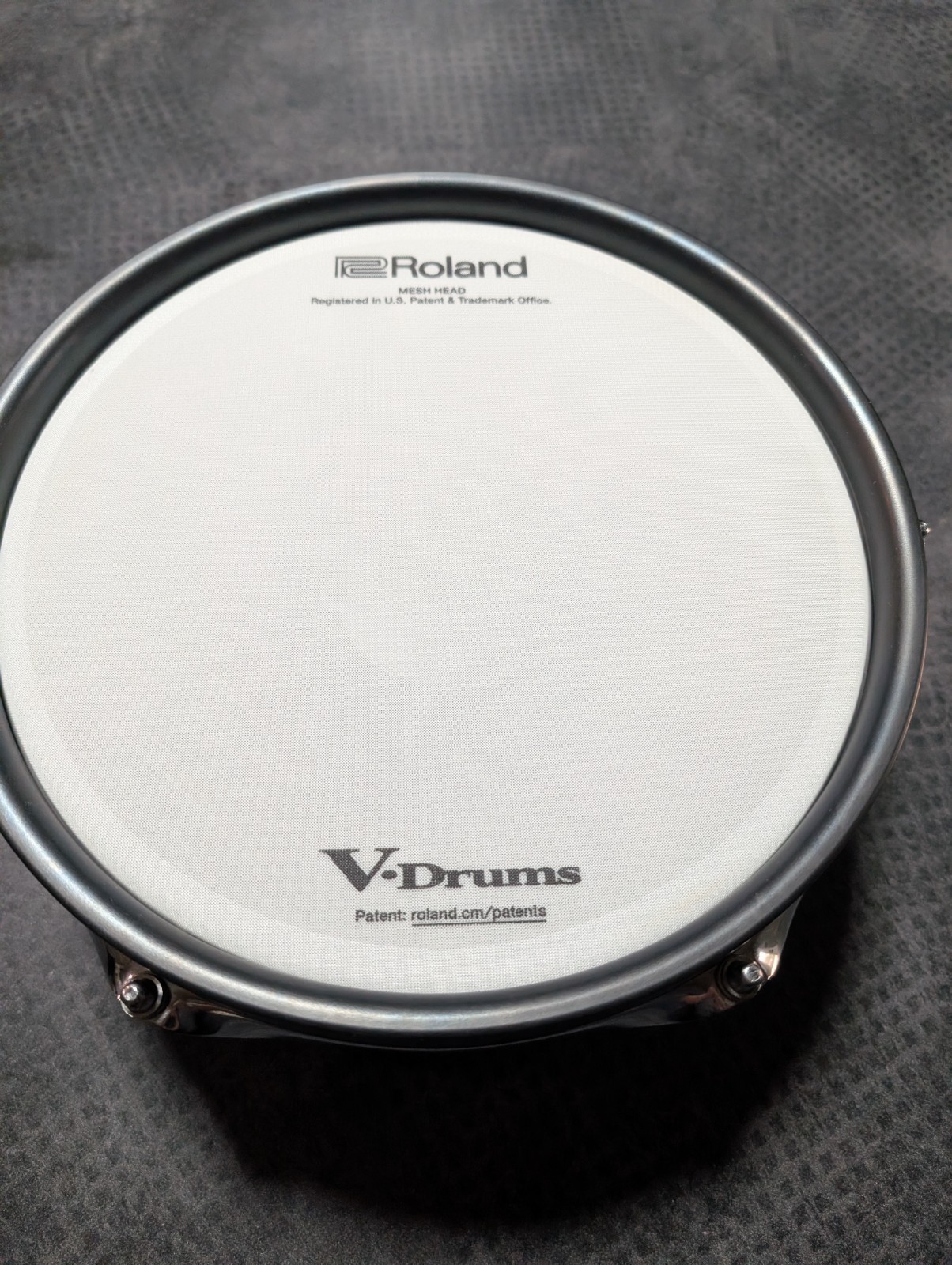Roland PDA100L-BK V-Drums Acoustic Design Shallow 10-inch Tom Pad - Black