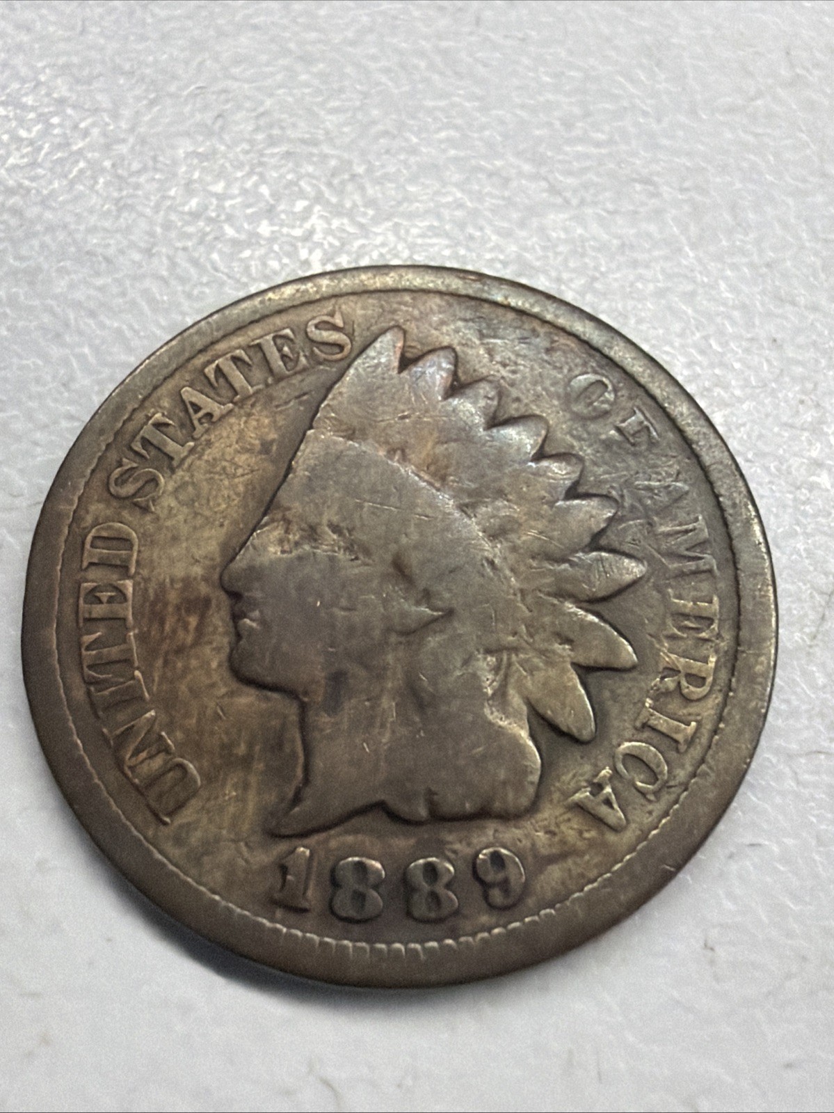 1889 Indian Head Penny Actual Coin. Get It Today With Free Shipping