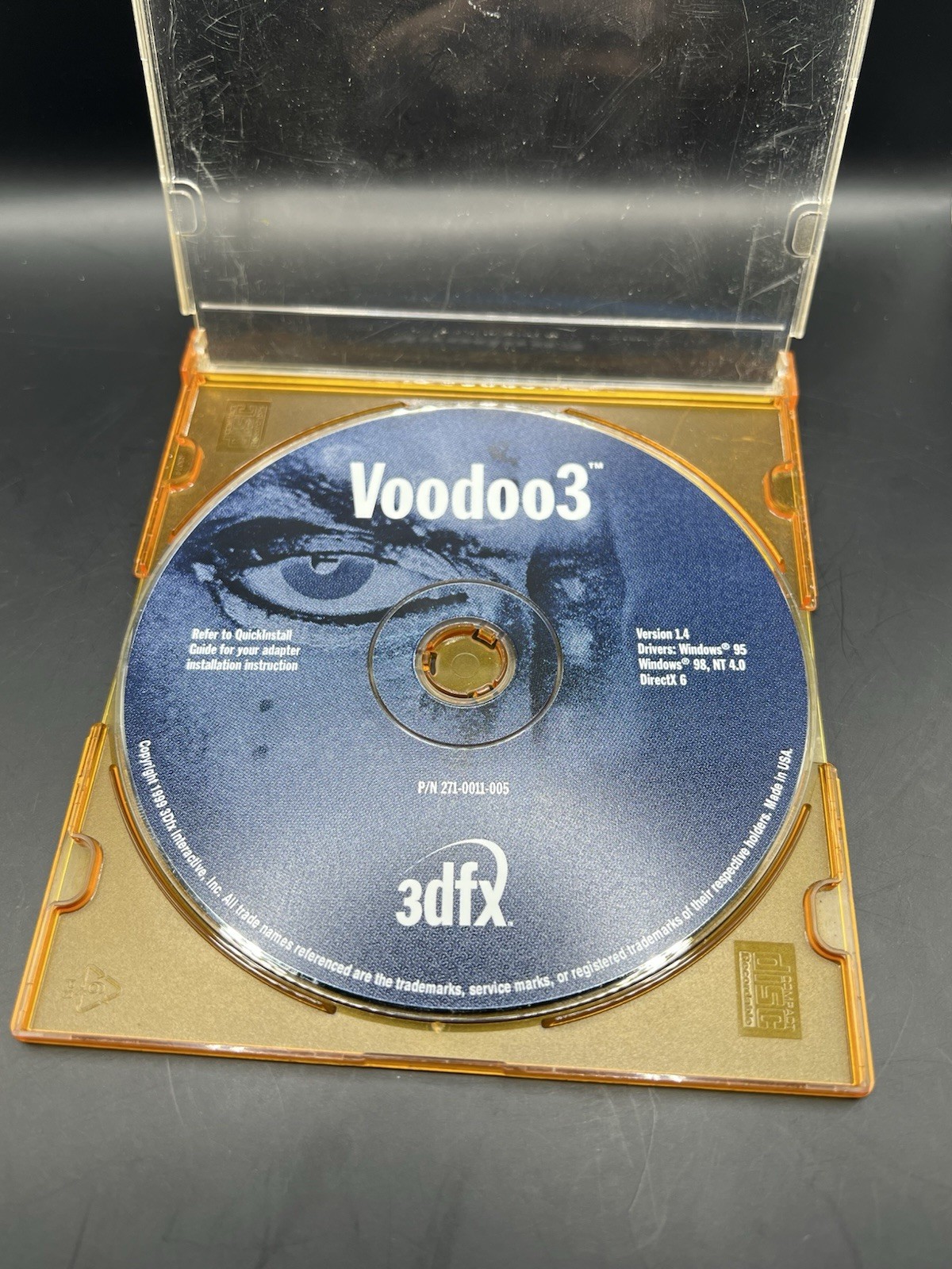 Voodoo 3 Driver - Computer Gaming Video Software CD 3dfx Disc Voodoo3