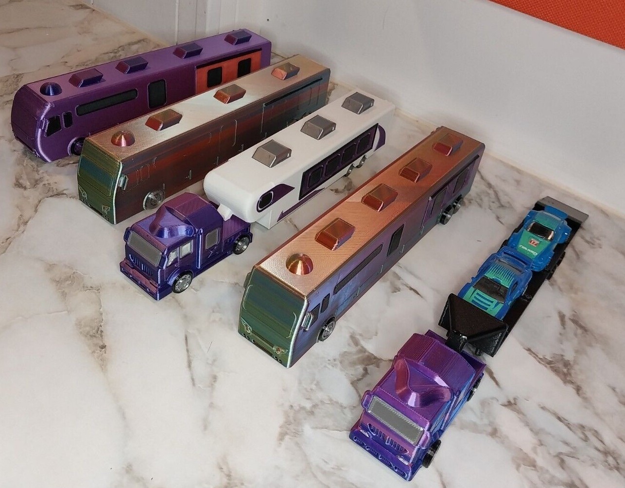 1/64-scale RV Coach Vehicles various