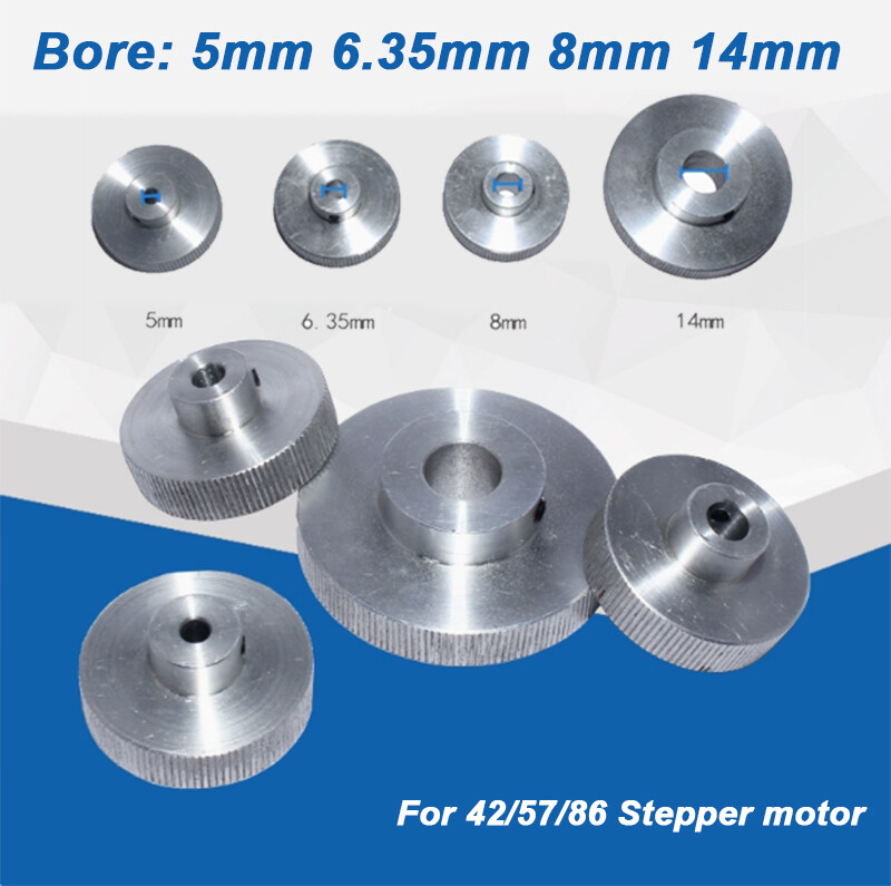 Handwheel Hand for 42/57 Stepper Stepping Motor 5mm 6.35mm 8mm 14mm Bore Handles