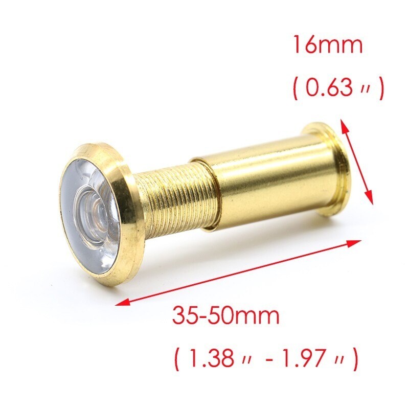 New Door Viewer 200 Degree Wide Angle Peephole Security Hidden Door Adjustable G