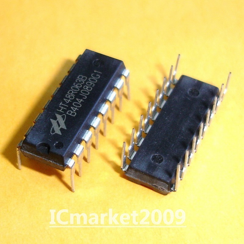 10 PCS HT48R063B DIP-16 HT48R063 Enhanced I/O Type 8-Bit OTP MCU Chip
