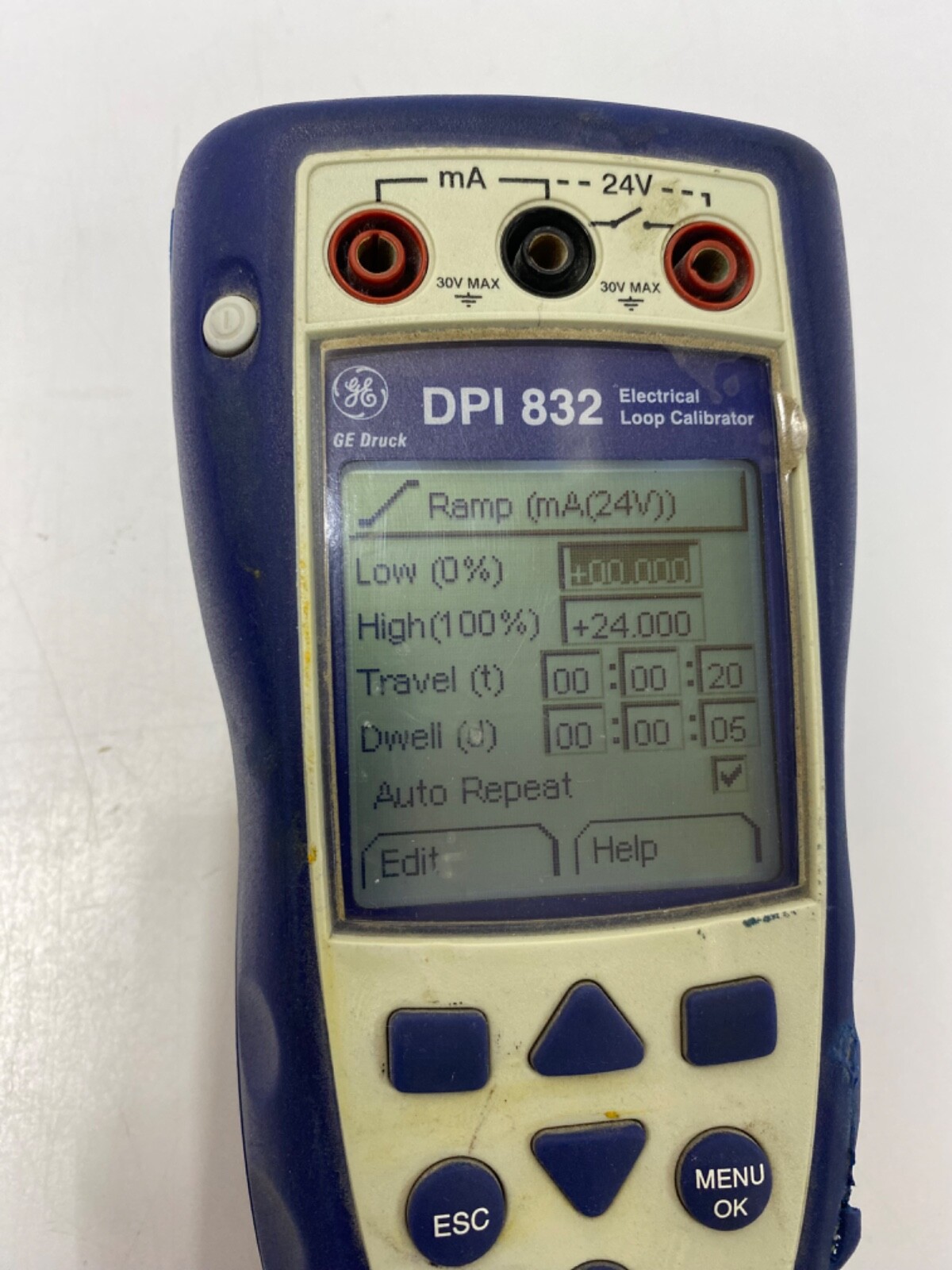 GE DRUCK DPI 832 Electrical Loop Calibrator
