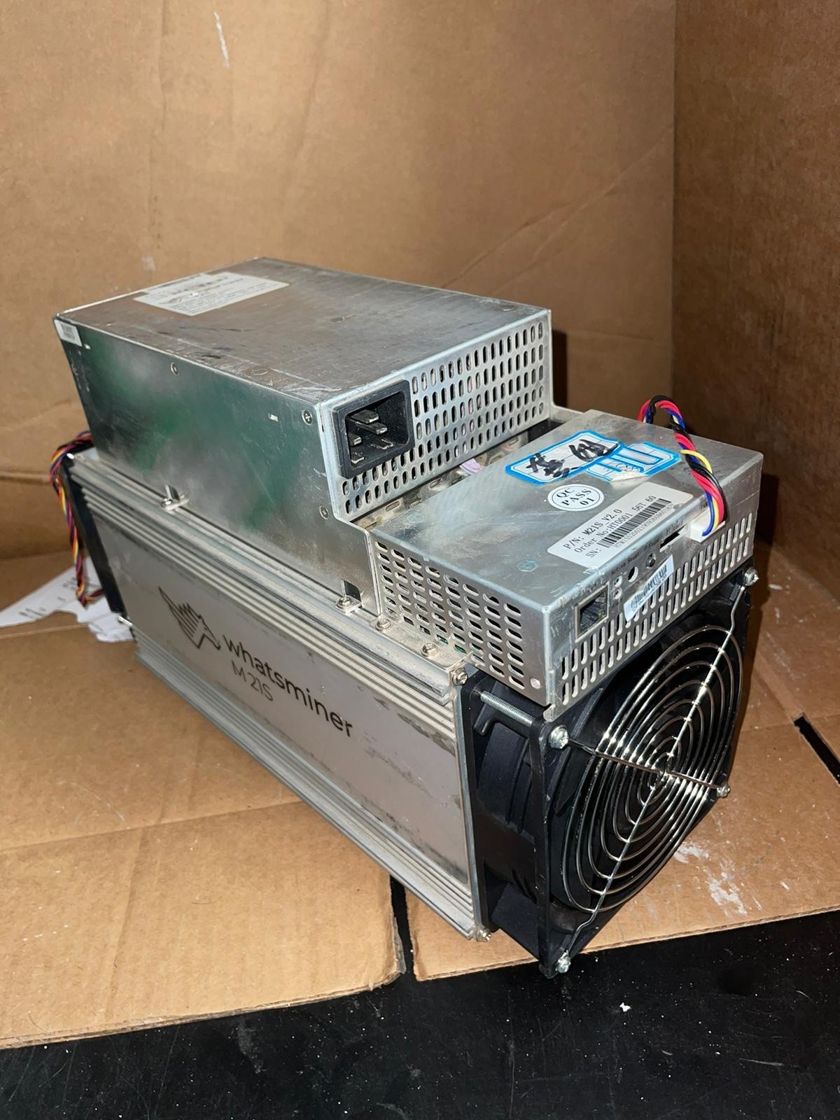 Whatsminer M20S 68T  GREAT CONDITION - PSU  included not BITMAIN AINTMINER