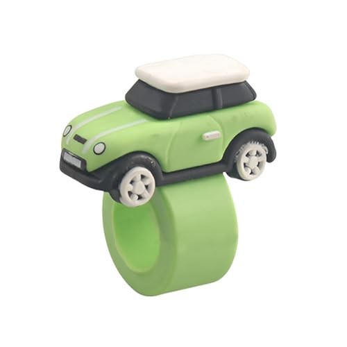 HZEL Car Engine Start Stop Button Cover, Vehnicle Model Push to Lime Green