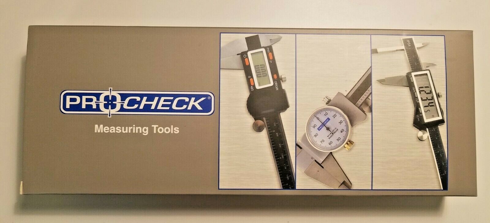 12" Dial Calipers Inspection Certified White Face Fitted Case Procheck CDC12 P3