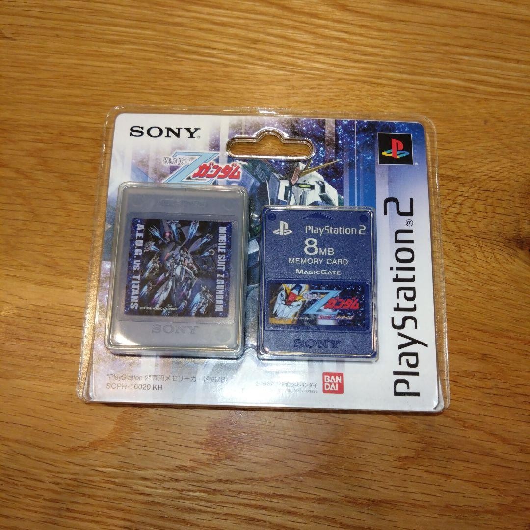 Sony Gundam Z AEUG vs Titans PS2 8MB Memory Card SCPH-10020KH Sealed