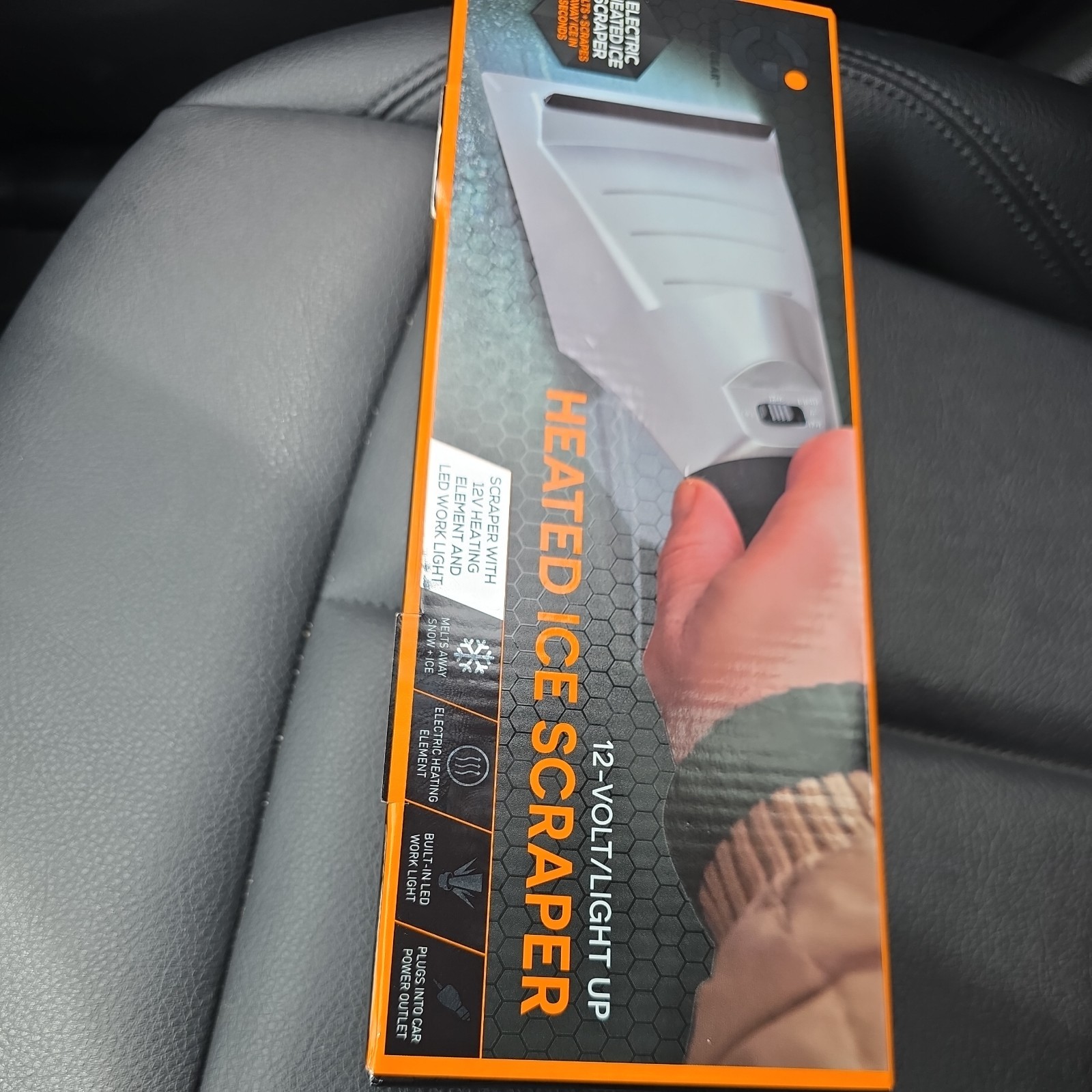 SmartGear New Heated Ice Scraper 12-Volt/Light Up.