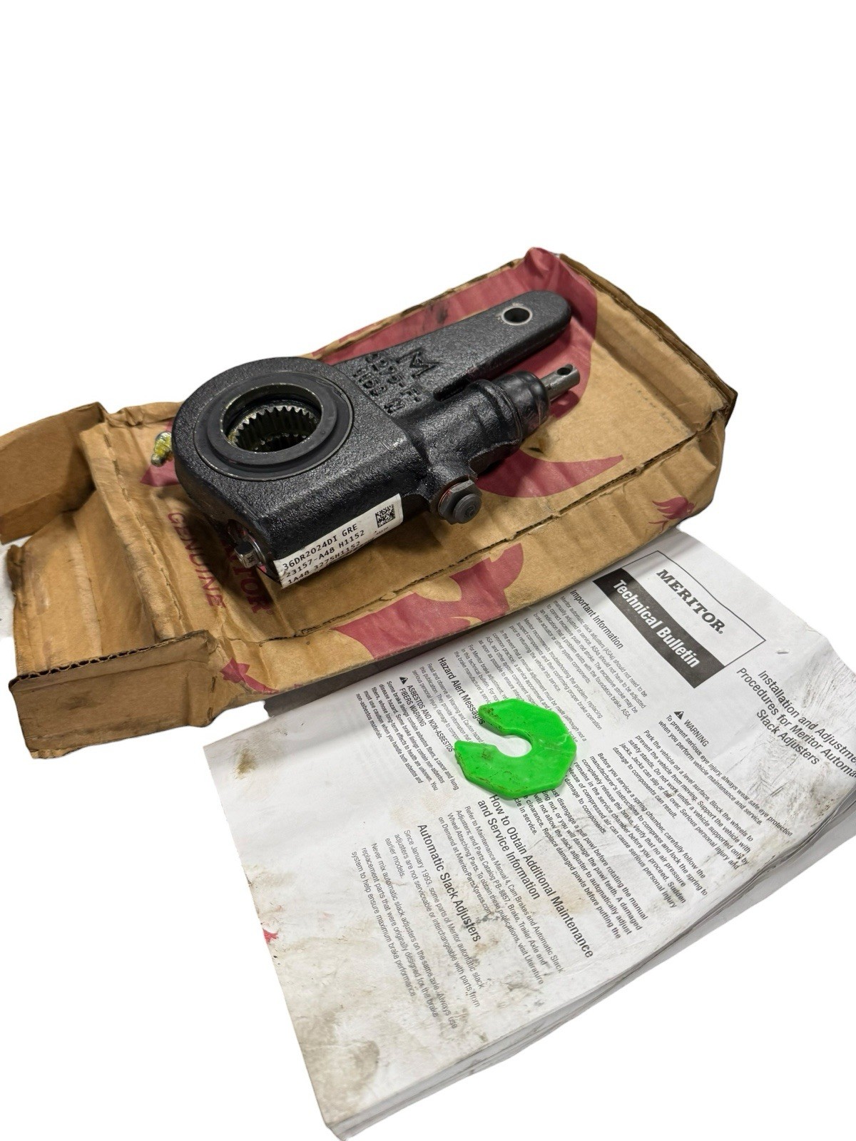 Meritor R803109 AIR BRAKE ASA SLACK ADJUSTER *UNKNOWN CONDITION *FRESHP