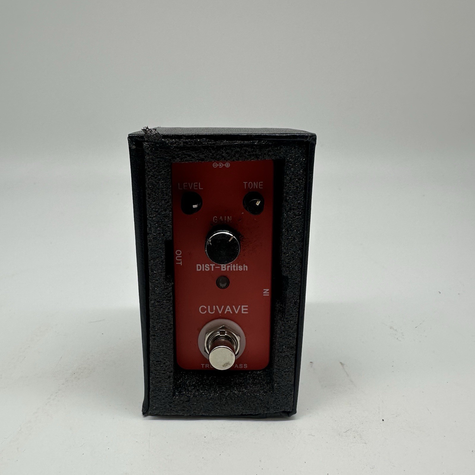 Cuvave Distortion Guitar Pedal – British Sound, Mini True Bypass Effect