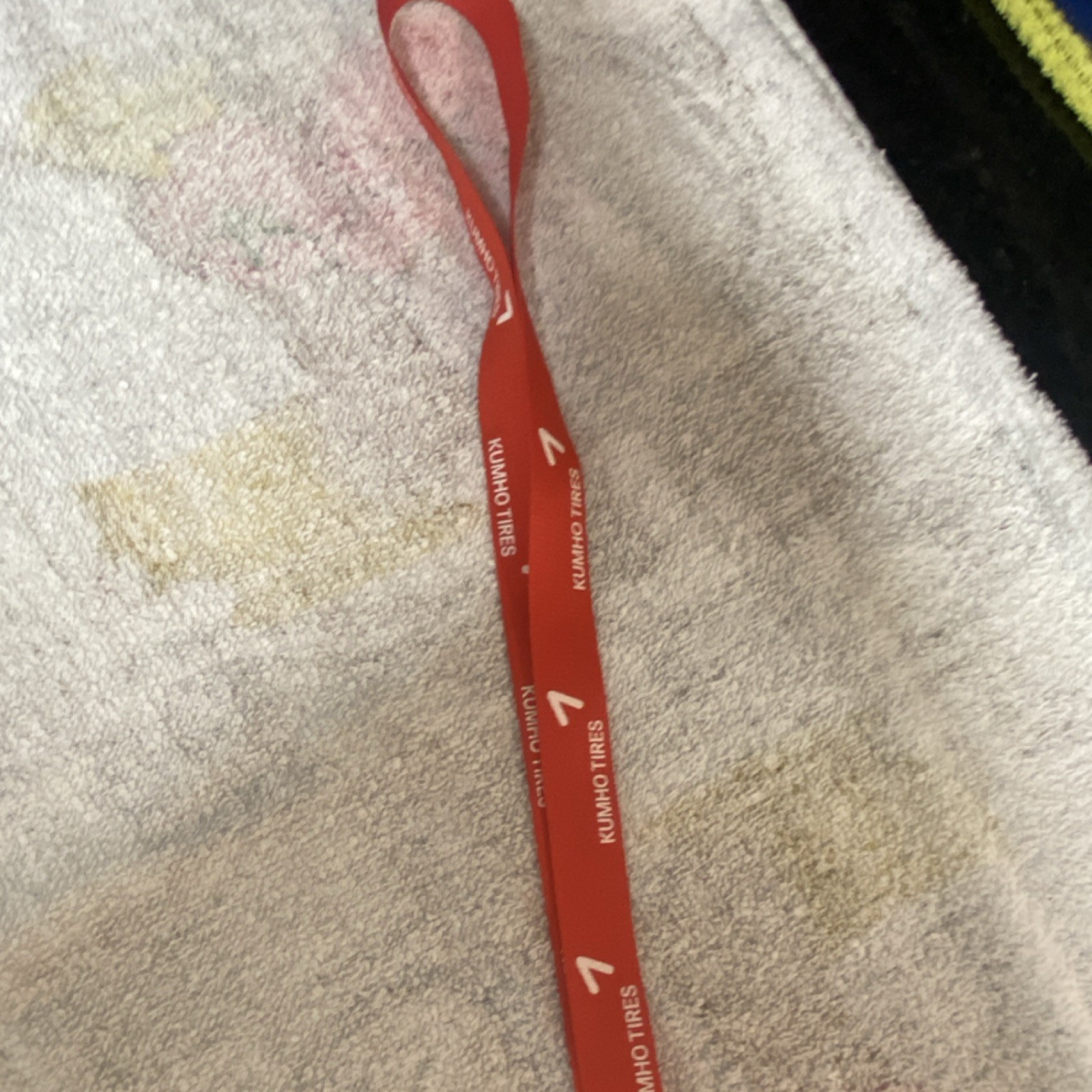 Kumho Tires Lanyard With Clip Hook