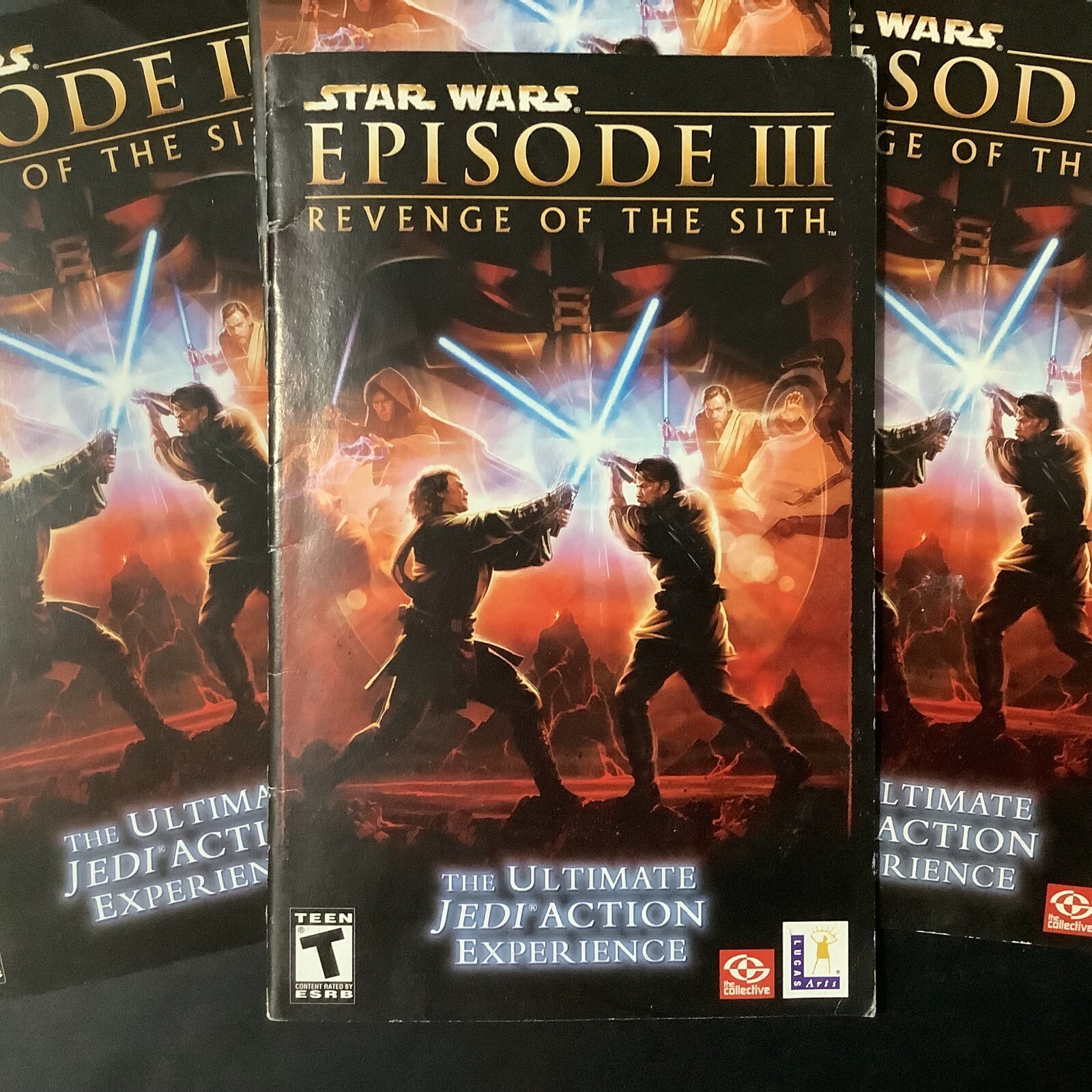 Star Wars Episode III Revenge of Sith PS2 PlayStation 2 Instruction Manual Only