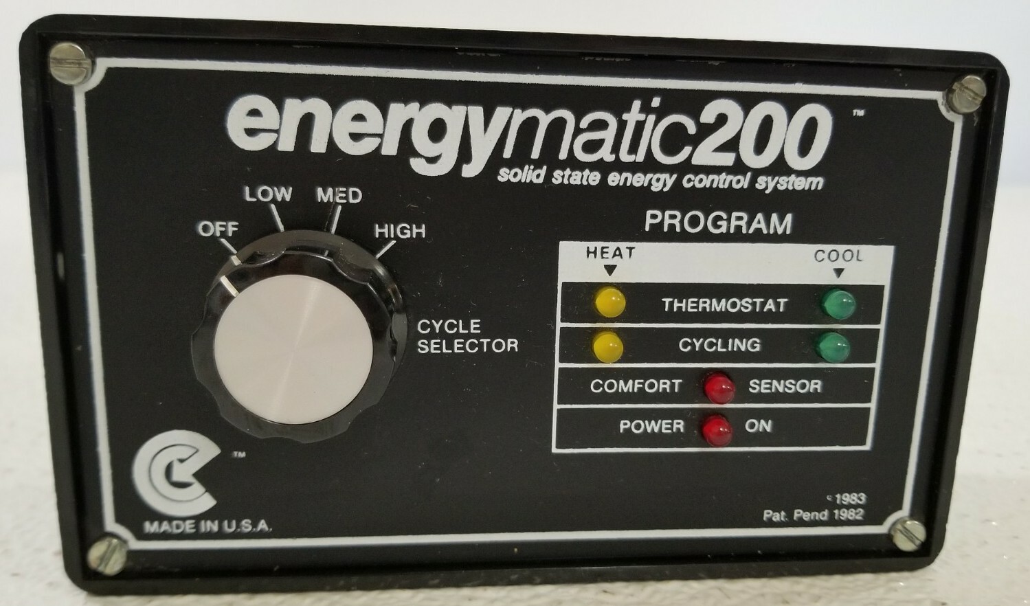 Energymatic200 Furnace Heating/Cooling System Controller Energymatic 200 NEW