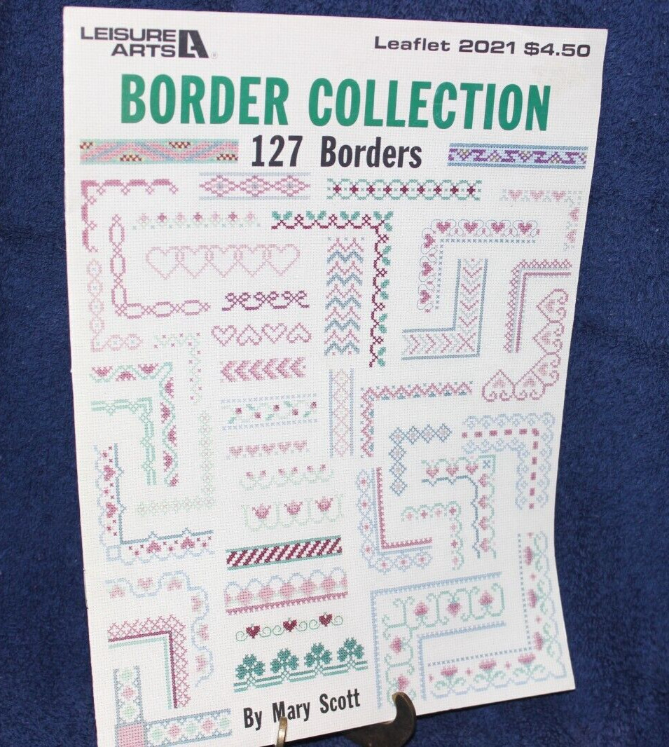 Leisure Arts Border Collection Pattern Leaflet - 127 Borders