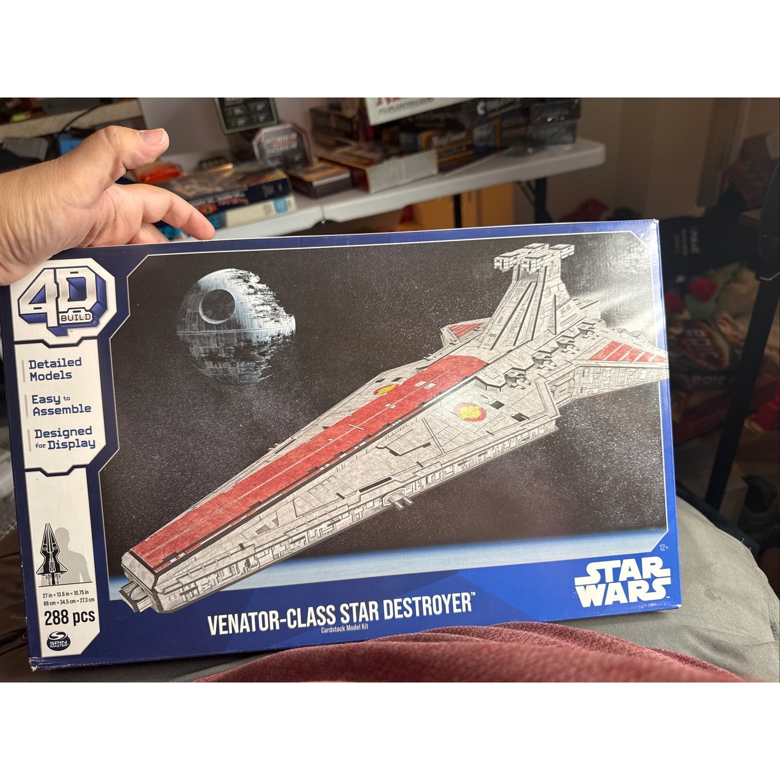 Star Wars 4D Build Venator-Class Star Destroyer Model Kit 288 Pcs NIB
