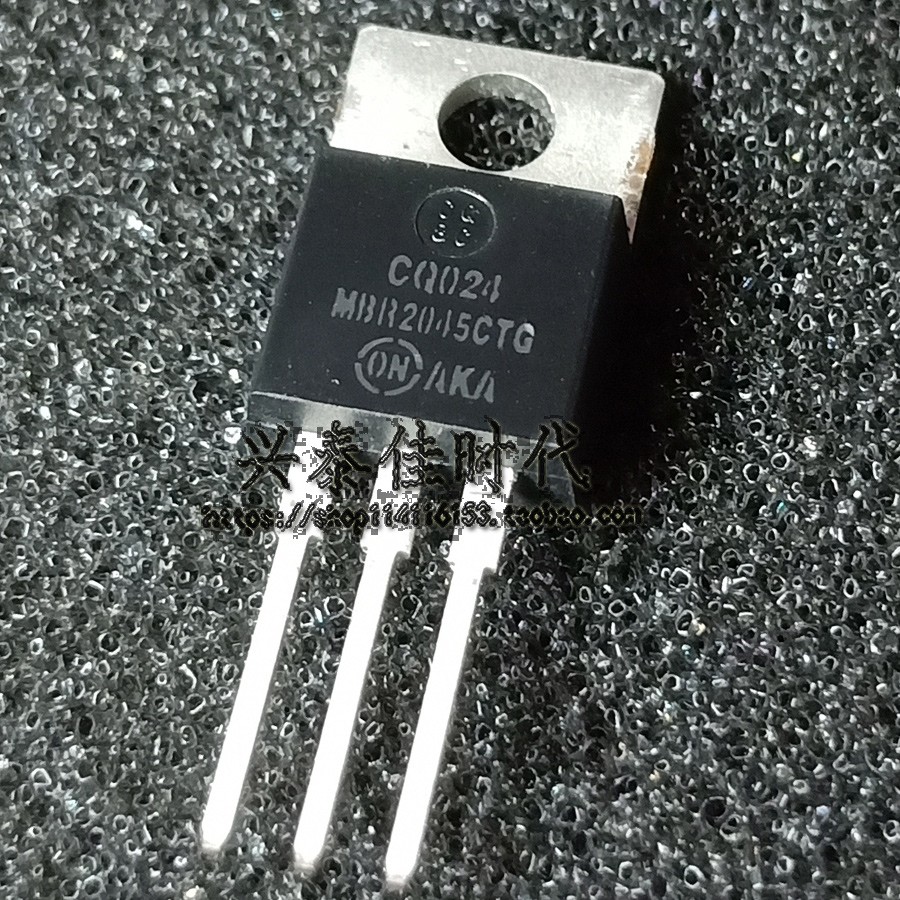 10PCS MBR2045CTG 20A/45V TO-220 Schottky Diode