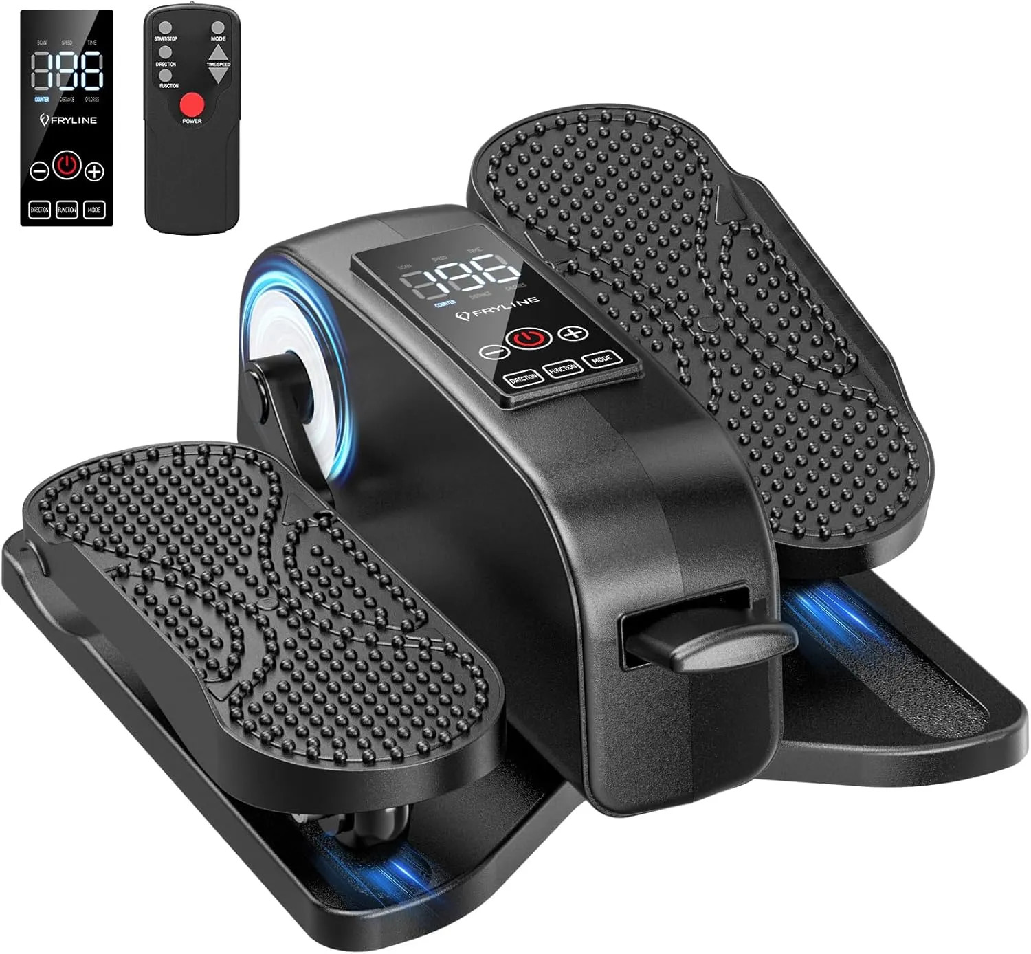 Under Desk Elliptical Machine Mini Leg Exerciser With Remote Quiet Portable Home