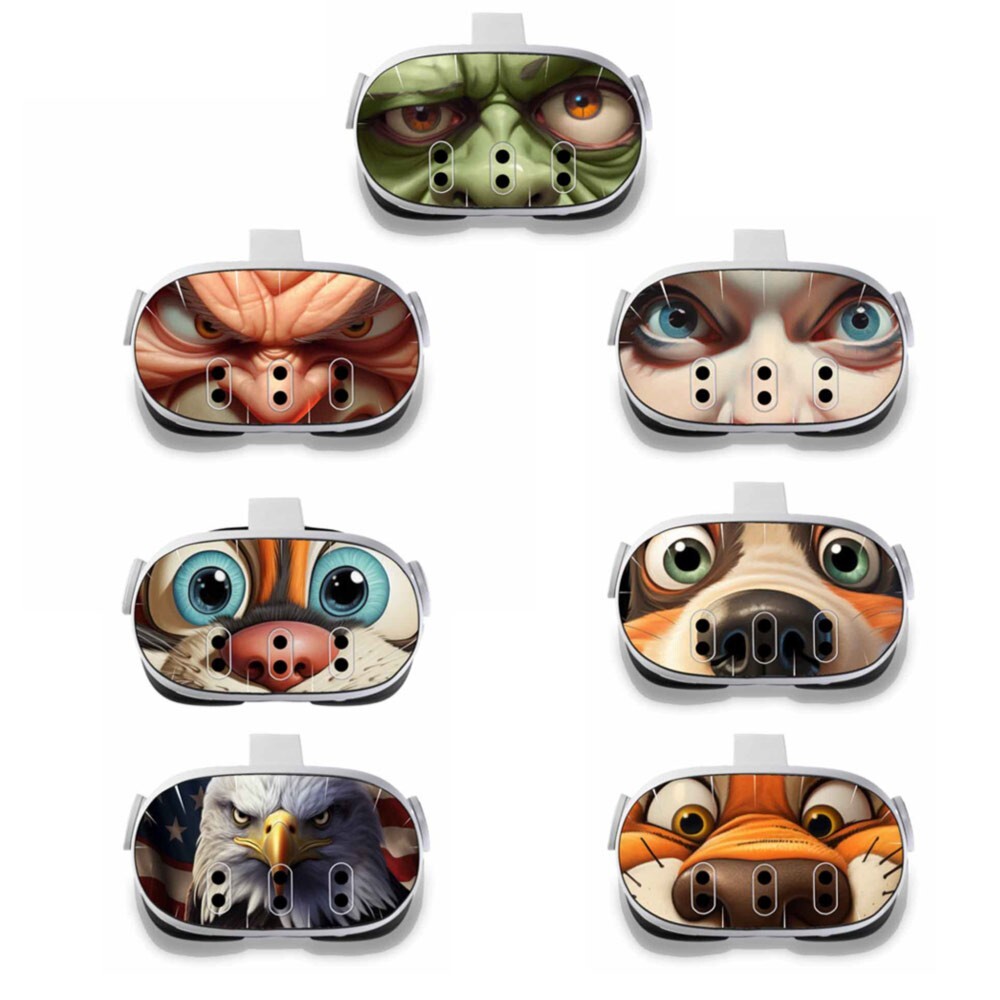 Skull Ooze Decal Compatible with Meta Quest 3 Headset Protect Vinyl Decal