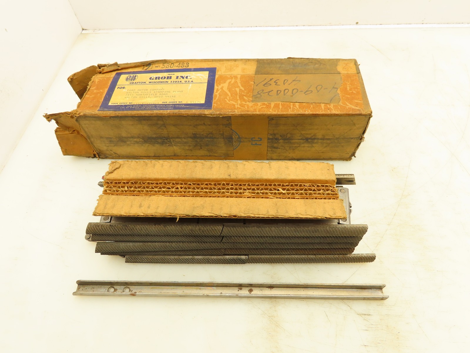 Grob FAB-18 File Chain 1/2" Half Round Vertical Band Saw Filing Machine Blade