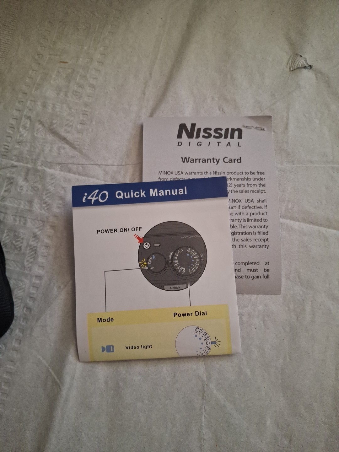 Nissin Speedlite i40 Shoe Mount Flash for FUJI
